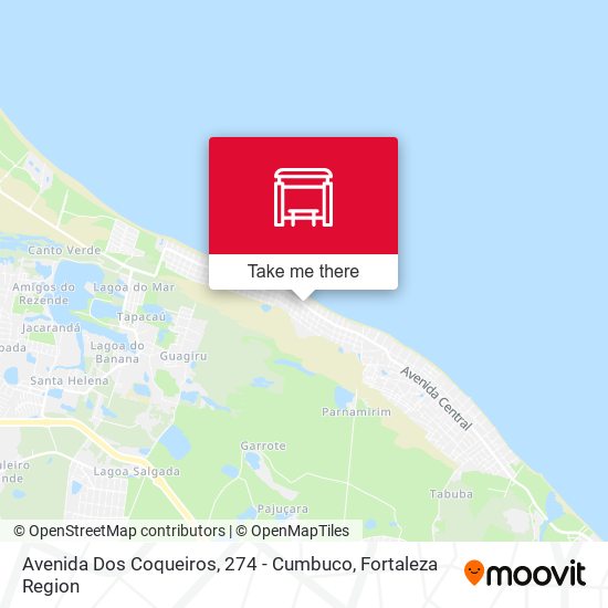 Avenida Dos Coqueiros, 274 - Cumbuco map