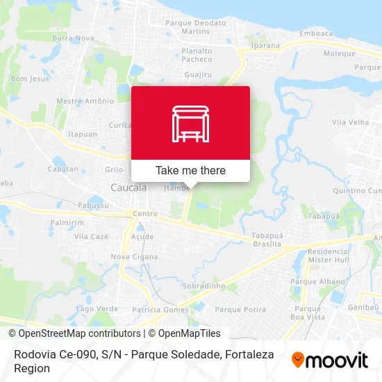 Rodovia Ce-090, S / N - Parque Soledade map