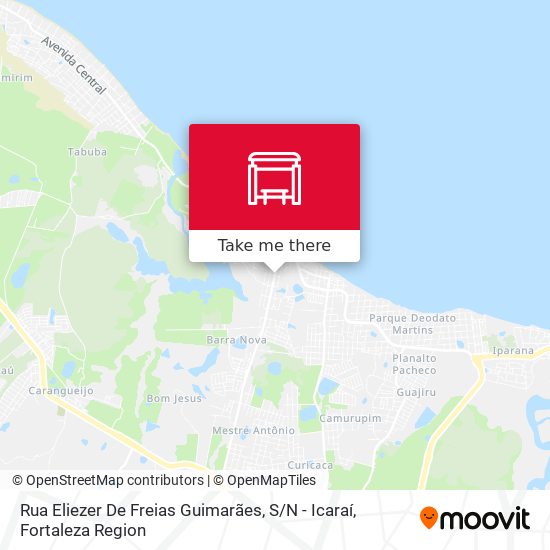 Rua Eliezer De Freias Guimarães, S / N - Icaraí map