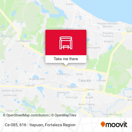 Ce-085, 616 - Itapuan map