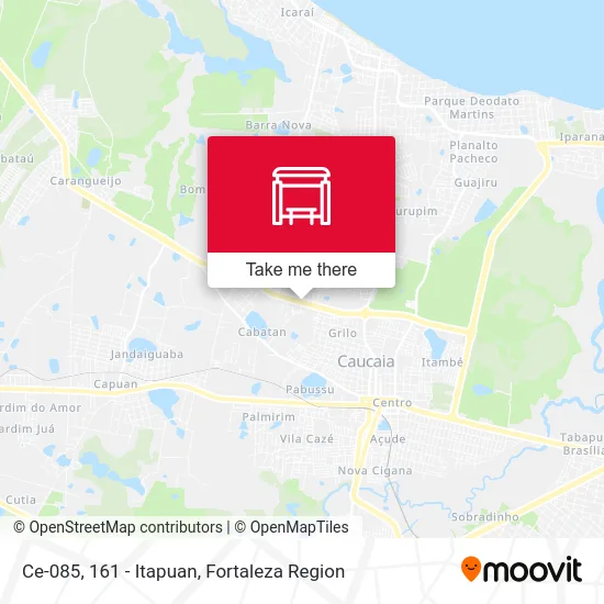 Ce-085, 161 - Itapuan map