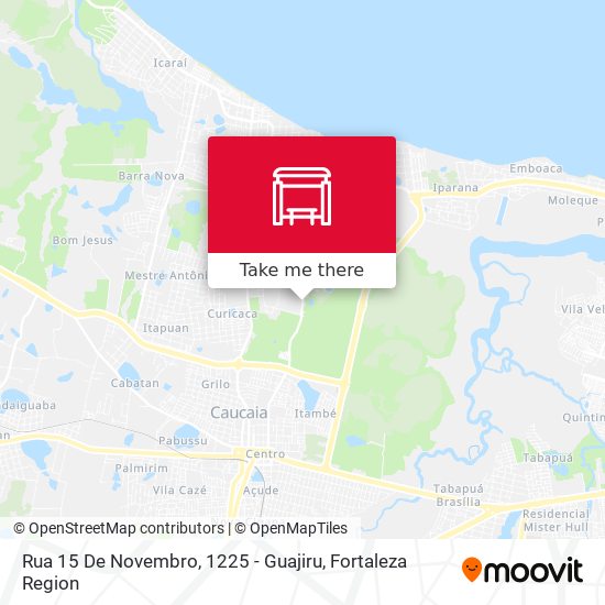 Rua 15 De Novembro, 1225 - Guajiru map
