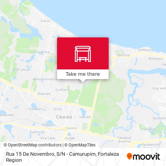 Rua 15 De Novembro, S / N - Camurupim map