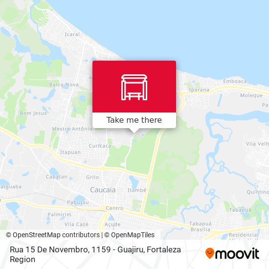Rua 15 De Novembro, 1159 - Guajiru map