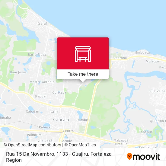 Rua 15 De Novembro, 1133 - Guajiru map