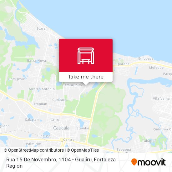 Rua 15 De Novembro, 1104 - Guajiru map