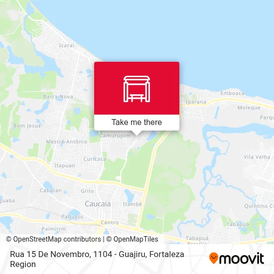 Rua 15 De Novembro, 1104 - Guajiru map