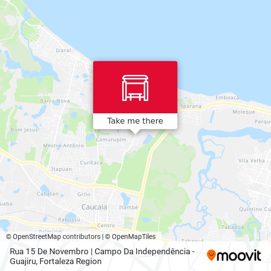 Rua 15 De Novembro | Campo Da Independência - Guajiru map
