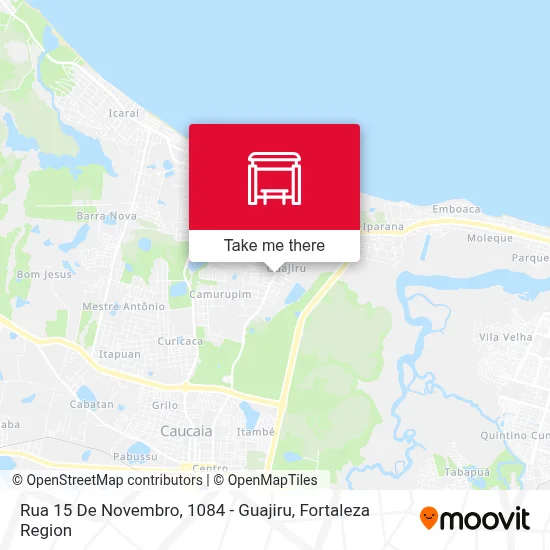Rua 15 De Novembro, 1084 - Guajiru map