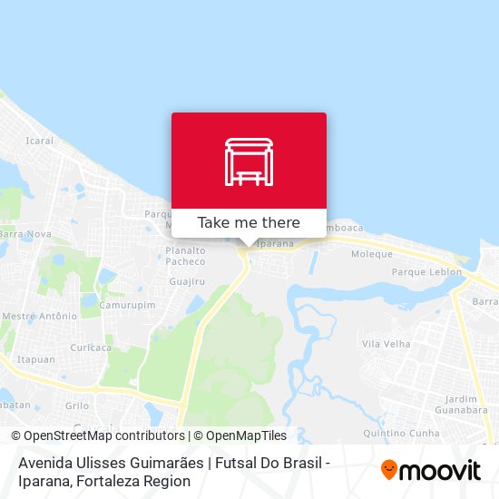 Avenida Ulisses Guimarães | Futsal Do Brasil - Iparana map