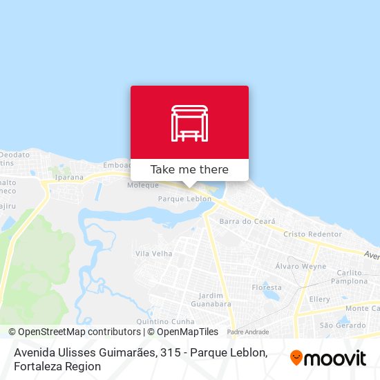 Avenida Ulisses Guimarães, 315 - Parque Leblon map