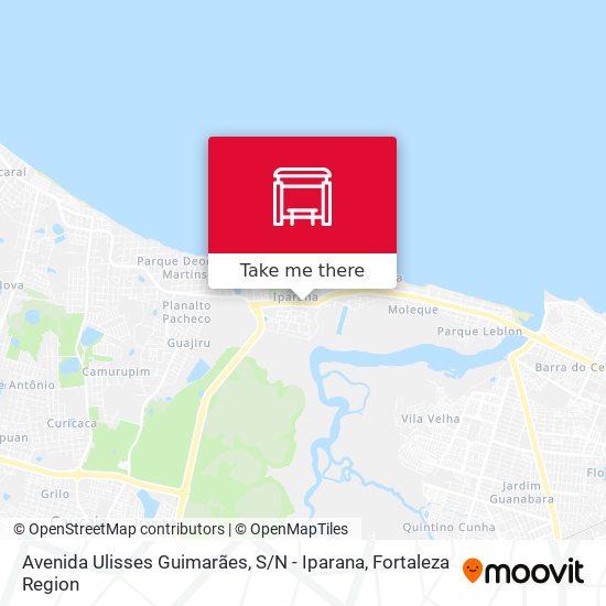 Avenida Ulisses Guimarães, S / N - Iparana map