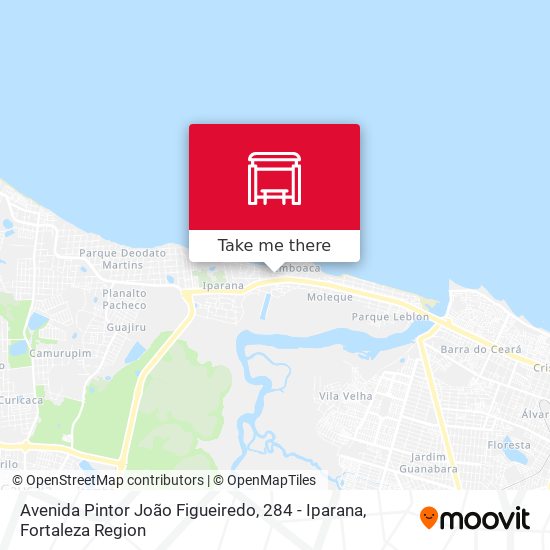 Avenida Pintor João Figueiredo, 284 - Iparana map