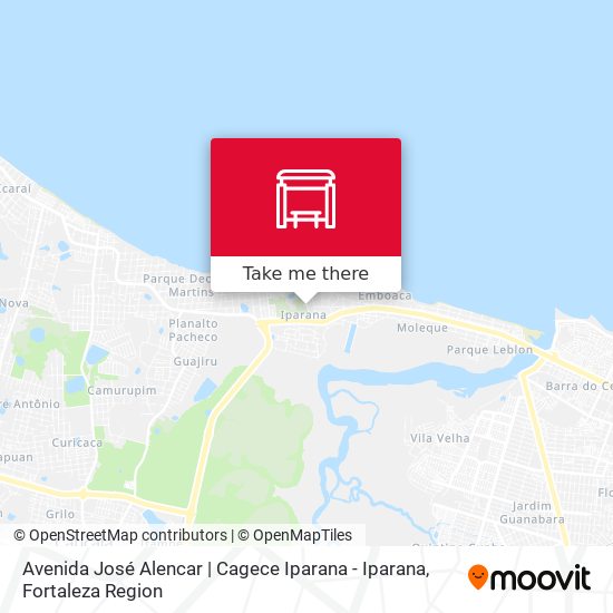 Avenida José Alencar | Cagece Iparana - Iparana map