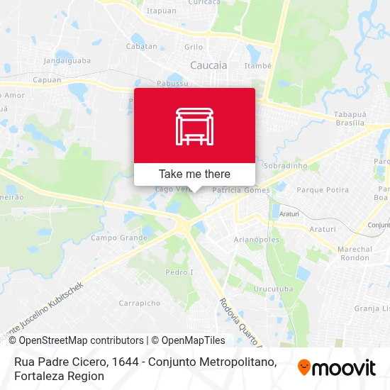 Rua Padre Cicero, 1644 - Conjunto Metropolitano map