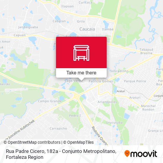 Rua Padre Cicero, 182a - Conjunto Metropolitano map