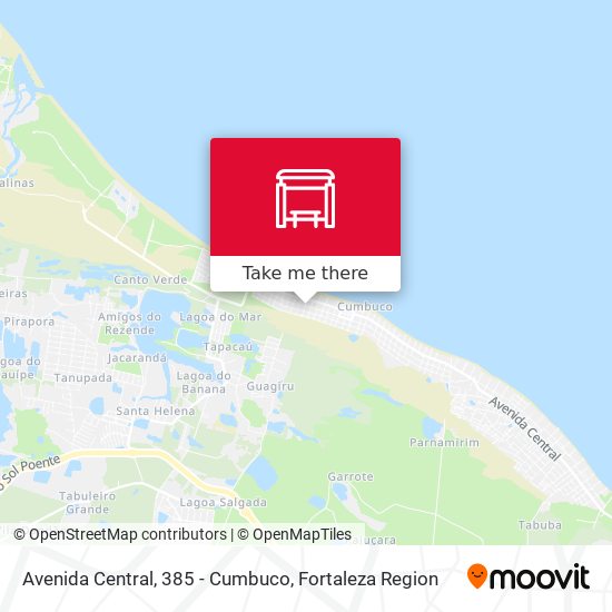 Avenida Central, 385 - Cumbuco map