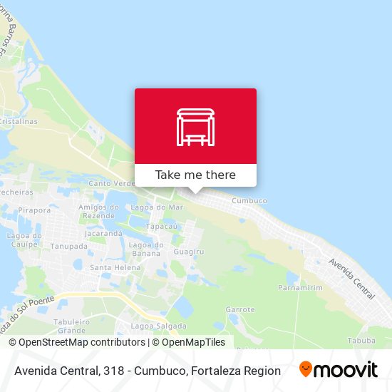 Avenida Central, 318 - Cumbuco map