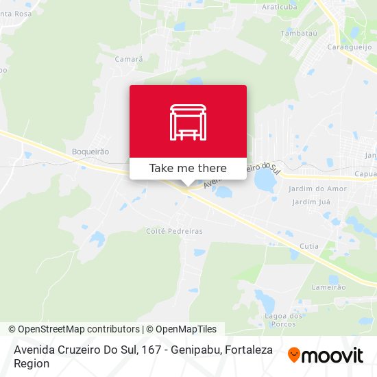 Avenida Cruzeiro Do Sul, 167 - Genipabu map