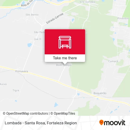 Lombada - Santa Rosa map