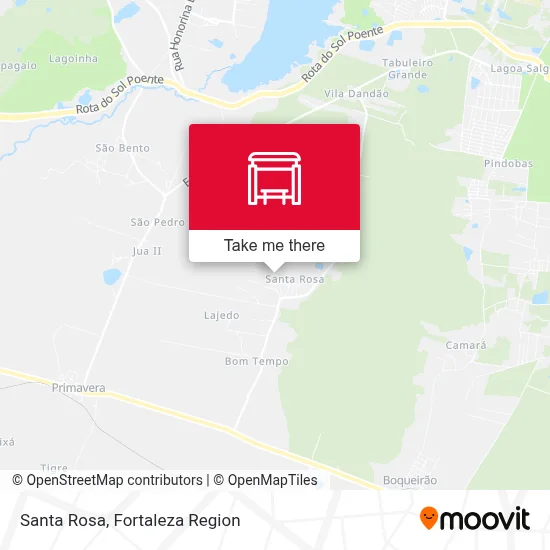 Santa Rosa map