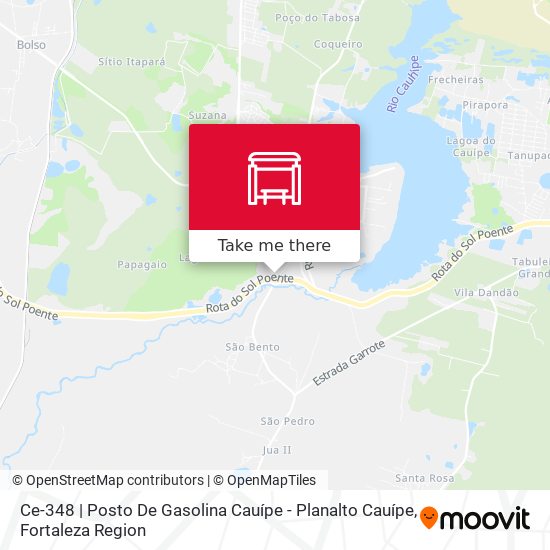 Ce-348 | Posto De Gasolina Cauípe - Planalto Cauípe map