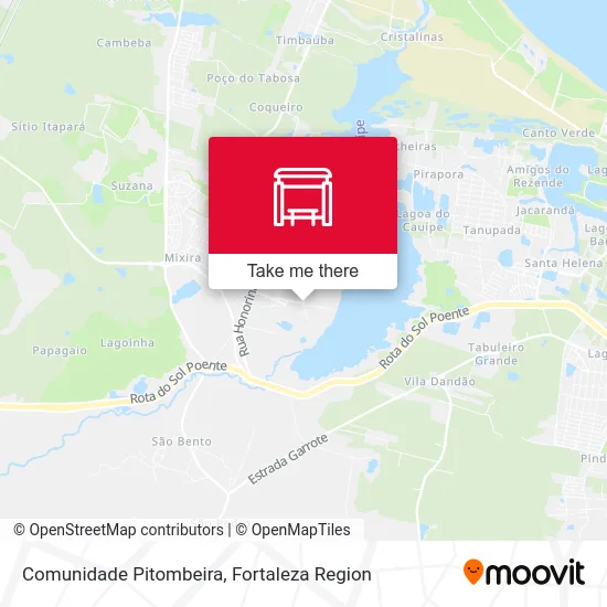 Comunidade Pitombeira map