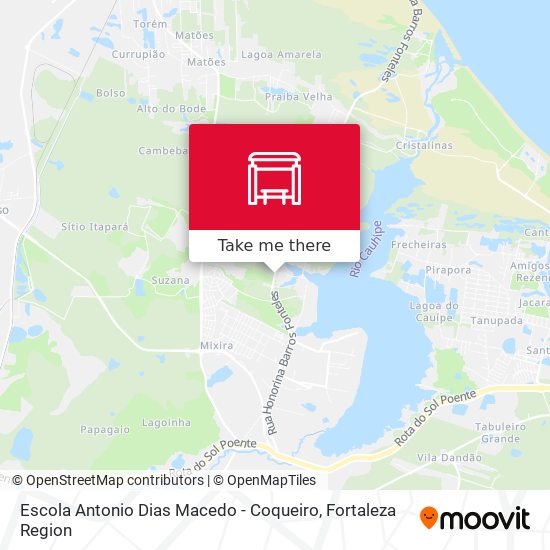 Escola Antonio Dias Macedo - Coqueiro map