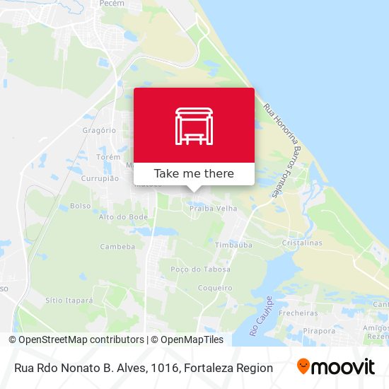 Rua Rdo Nonato B. Alves, 1016 map