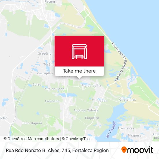 Rua Rdo Nonato B. Alves, 745 map