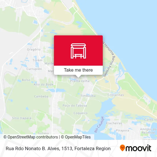 Rua Rdo Nonato B. Alves, 1513 map