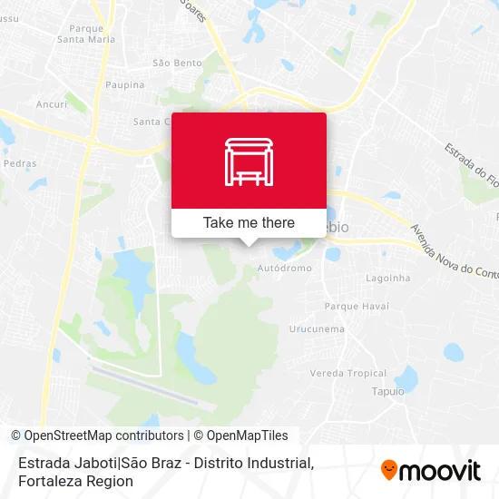 Estrada Jaboti|São Braz - Distrito Industrial map