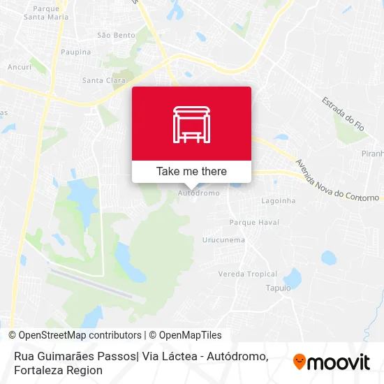 Rua Guimarães Passos| Via Láctea - Autódromo map