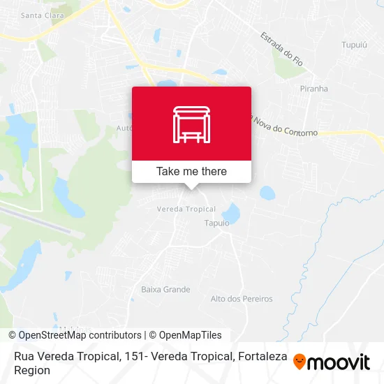 Rua Vereda Tropical, 151- Vereda Tropical map