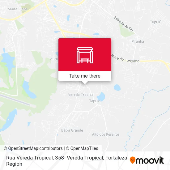 Rua Vereda Tropical, 358- Vereda Tropical map