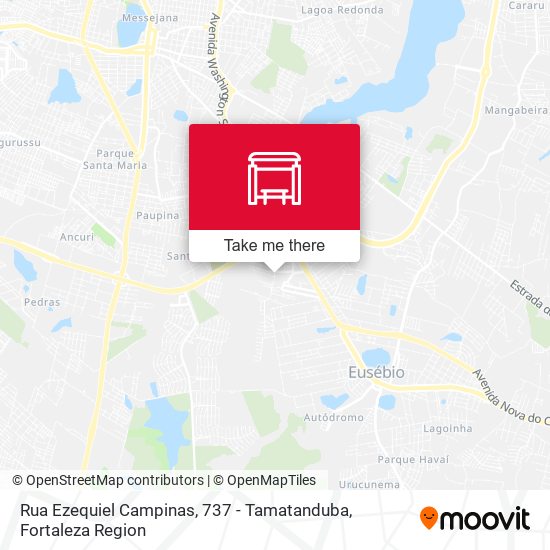 Rua Ezequiel Campinas, 737 - Tamatanduba map