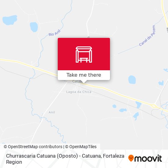 Churrascaria Catuana (Oposto) - Catuana map