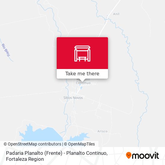 Padaria Planalto (Frente) - Planalto Contínuo map
