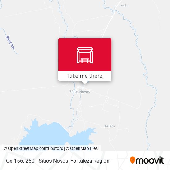 Ce-156, 250 - Sítios Novos map