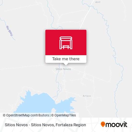 Sítios Novos - Sítios Novos map