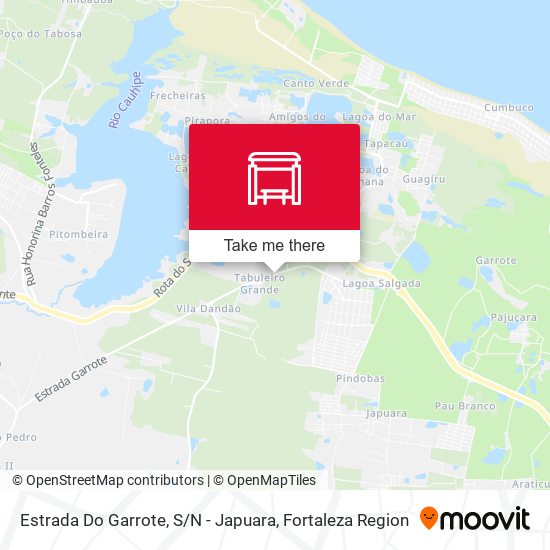 Estrada Do Garrote, S / N - Japuara map