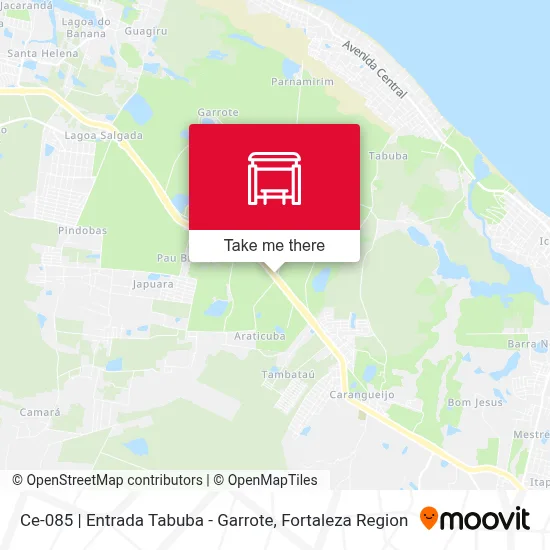 Ce-085 | Entrada Tabuba - Garrote map