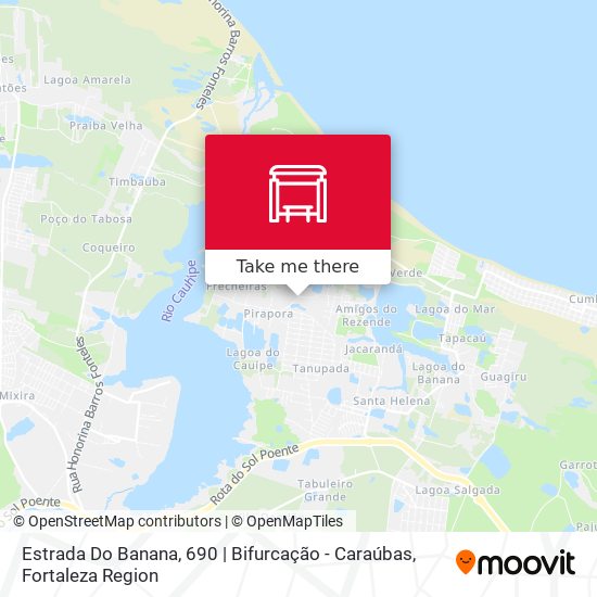 Estrada Do Banana, 690 | Bifurcação - Caraúbas map