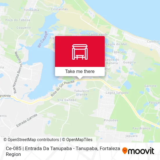 Ce-085 | Entrada Da Tanupaba - Tanupaba map