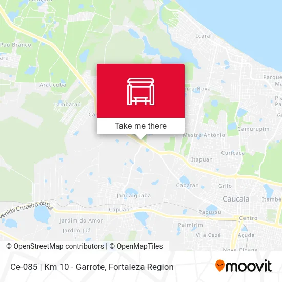 Ce-085 | Km 10 - Garrote map