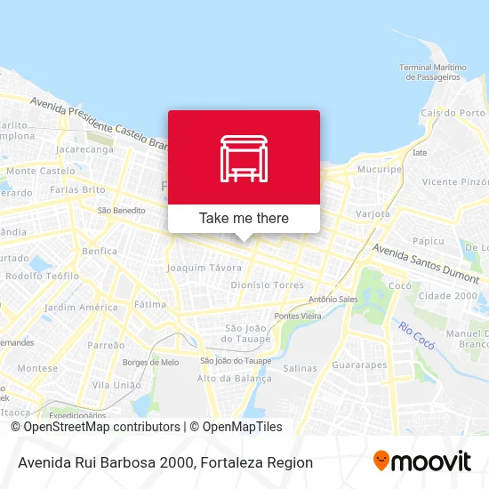 Avenida Rui Barbosa 2000 map