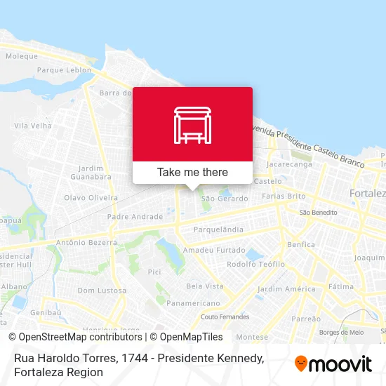 Rua Haroldo Torres, 1744 - Presidente Kennedy map
