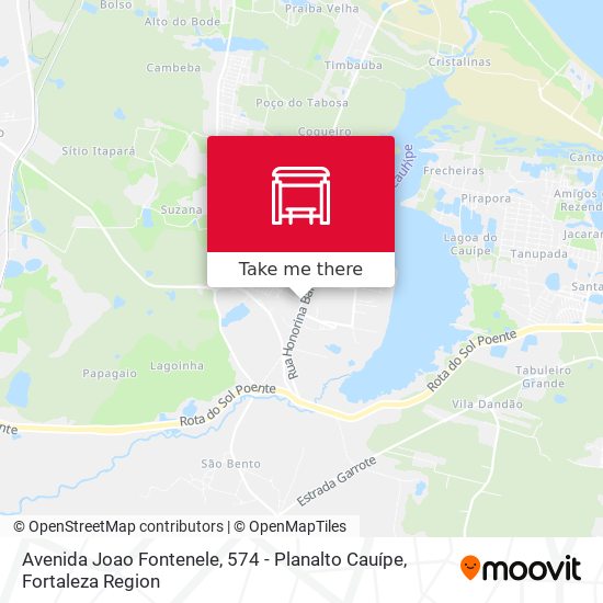 Avenida Joao Fontenele, 574 - Planalto Cauípe map