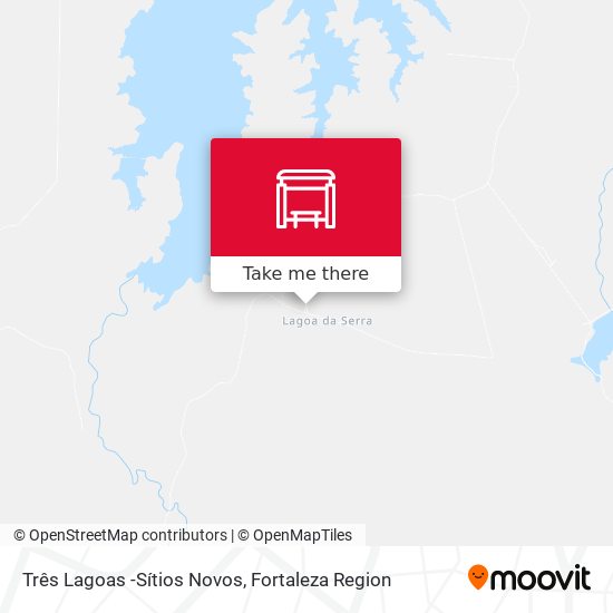 Três Lagoas -Sítios Novos map