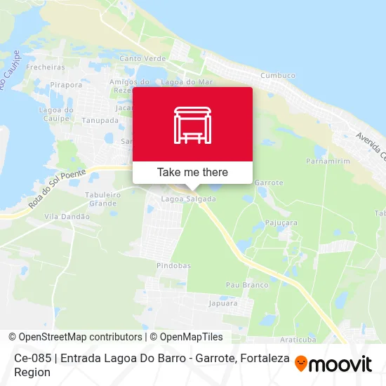 Ce-085 | Entrada Lagoa Do Barro - Garrote map